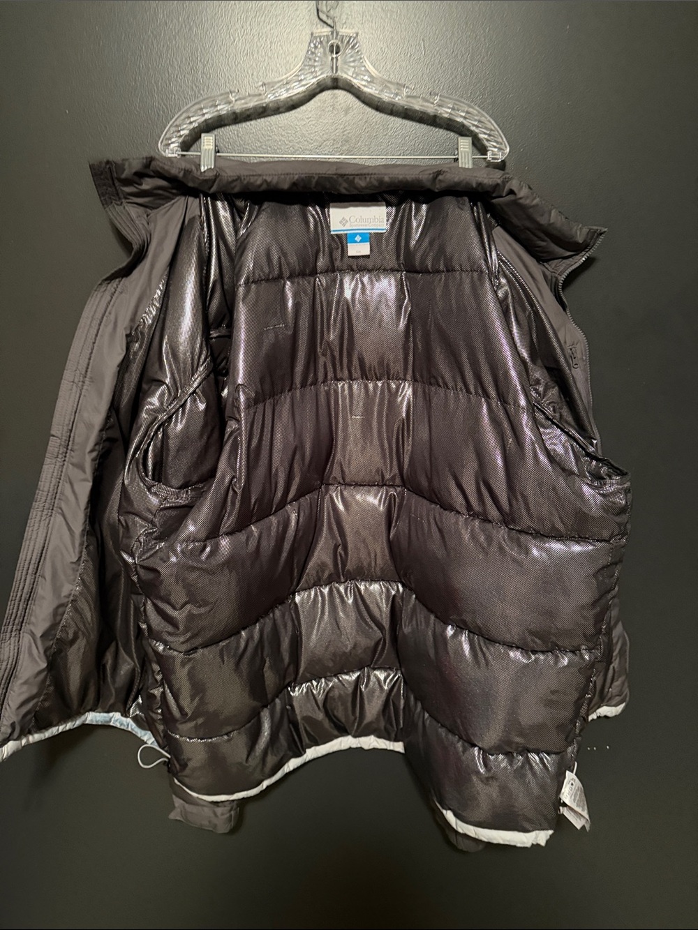 Columbia Shiny Black Men's Puffer Jacket
